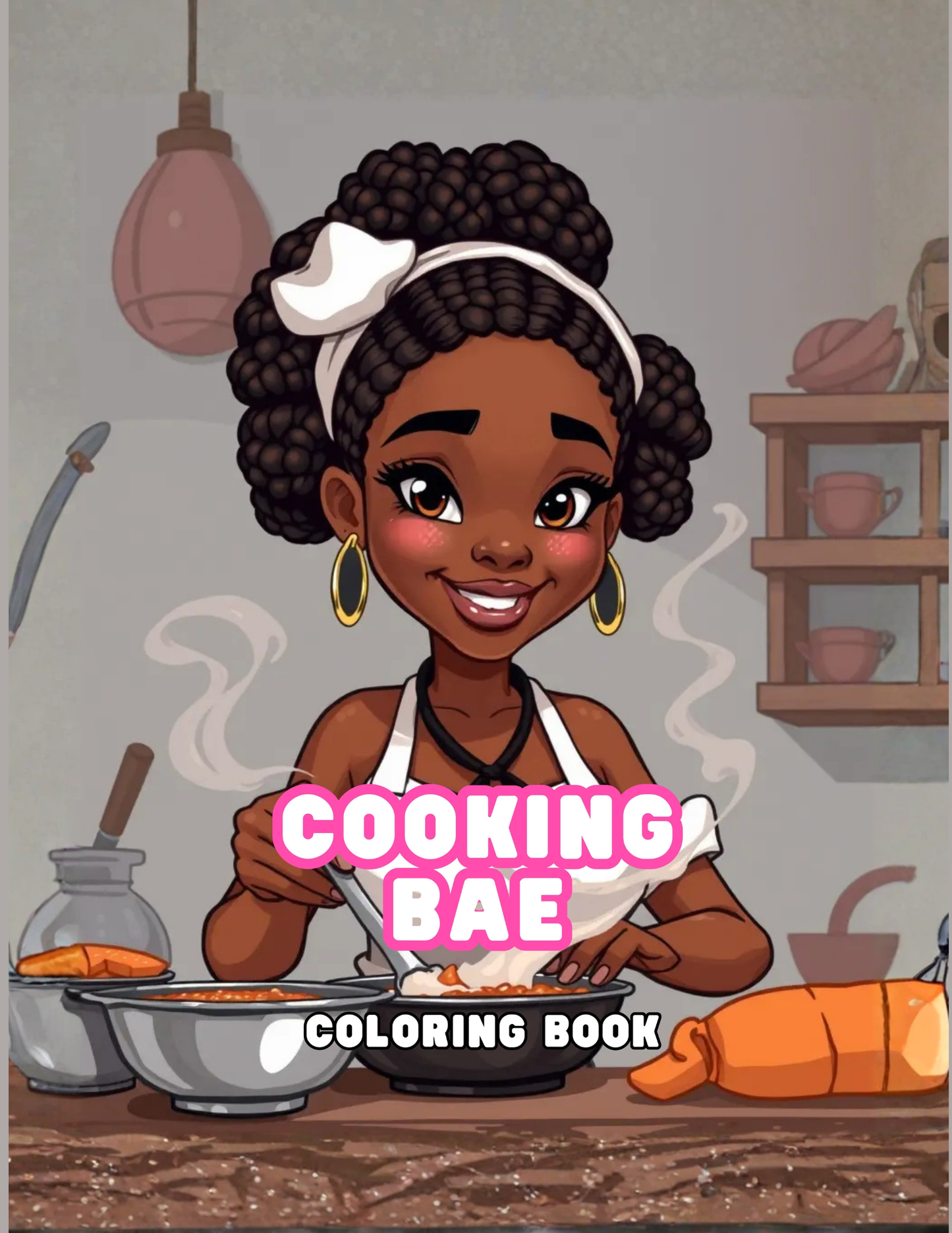 Cooking Bae Coloring Book